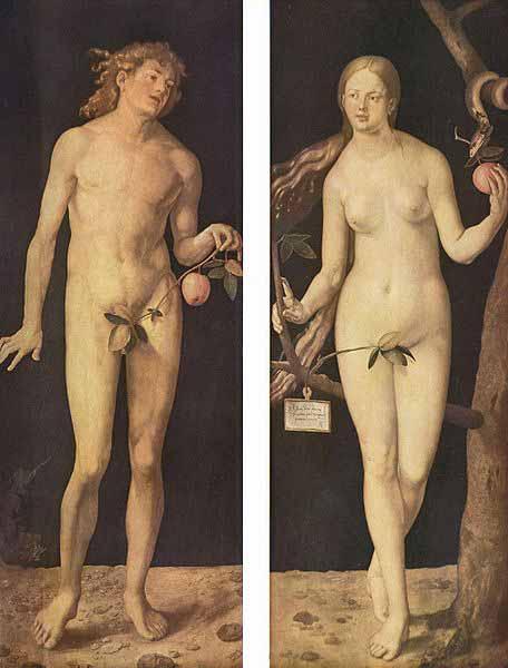 Albrecht Durer Adam and Eve Sweden oil painting art